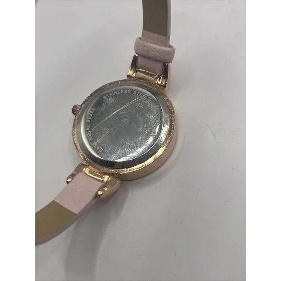 Charming Charlie Rose Gold Tone Quartz‎ Watch Pink Band- New Battery - Picture 4 of 7